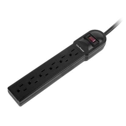 CyberPower CSB604 surge protector Black 6 AC outlet(s) 125 V 48" (1.22 m)1