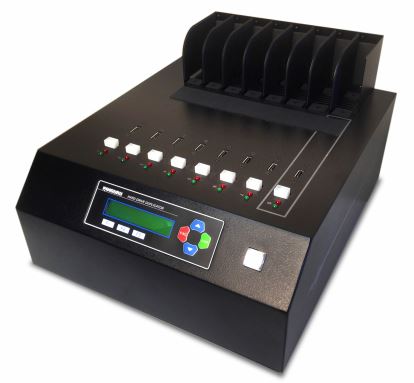 Kanguru Clone 7HD-SATA HDD/SSD duplicator 7 copies Black1