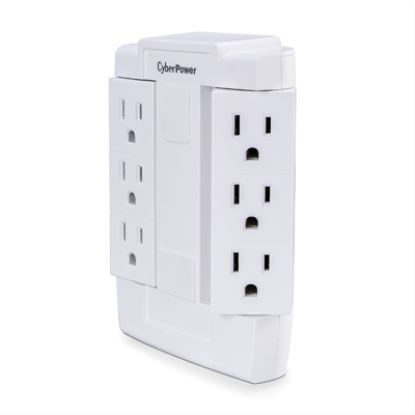 CyberPower GT600P power plug adapter NEMA 5-15P NEMA 5-15R White1