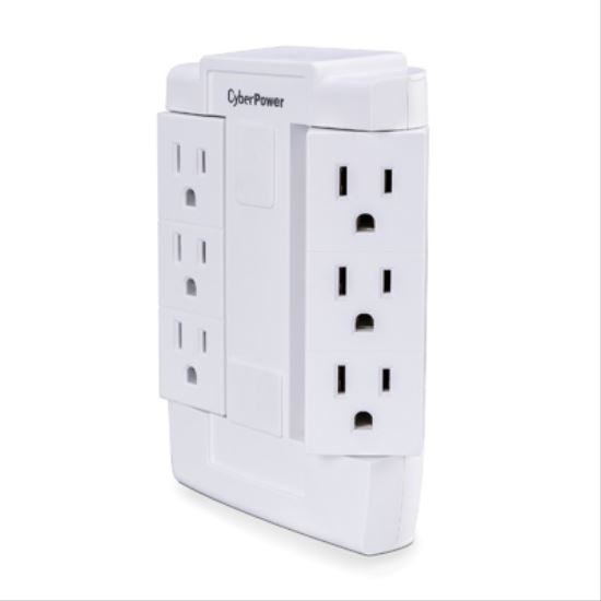 CyberPower GT600P power plug adapter NEMA 5-15P NEMA 5-15R White1