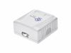 Monoprice 7091 network junction box Cat5e White2