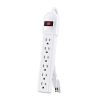 CyberPower CSB606W surge protector White 6 AC outlet(s) 125 V 78.7" (2 m)3