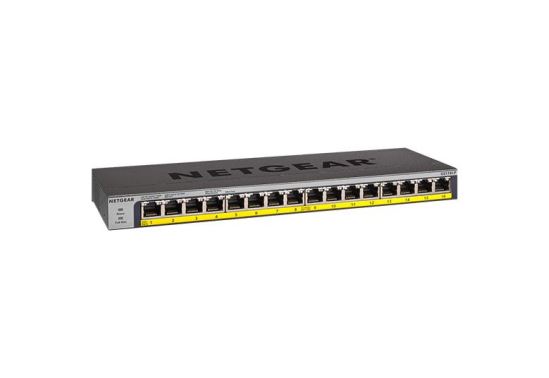 NETGEAR GS116LP Unmanaged Gigabit Ethernet (10/100/1000) Power over Ethernet (PoE) Black1