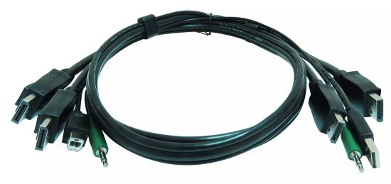 Smart-AVI CC2DPMMKVM06 KVM cable Black 70.9" (1.8 m)1