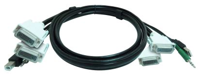 Smart-AVI CC2DVMMKVM06 KVM cable Black 70.9" (1.8 m)1