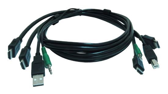 Smart-AVI CC2HDMMKVM06 KVM cable Black 70.9" (1.8 m)1