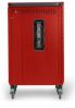 Bretford Core X Portable device management cart Red2