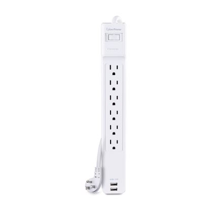 CyberPower CSP606U42A surge protector White 6 AC outlet(s) 125 V 70.9" (1.8 m)1