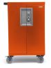 Bretford Core X Portable device management cart Orange1