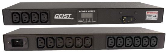 Vertiv Geist BREC160-0020/16 power distribution unit (PDU) 16 AC outlet(s) 0U Black1