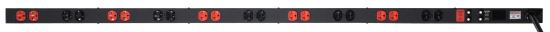 Vertiv VREBN200-103D20TL6 power distribution unit (PDU) 20 AC outlet(s) Black1