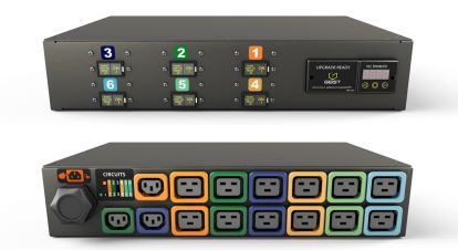 Vertiv I10071L power distribution unit (PDU) 15 AC outlet(s) 2U Black1