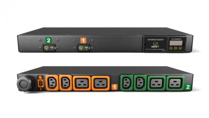 Vertiv I10115L power distribution unit (PDU) 8 AC outlet(s) 1U Black1