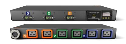 Vertiv I10116L power distribution unit (PDU) 6 AC outlet(s) 1U Black1