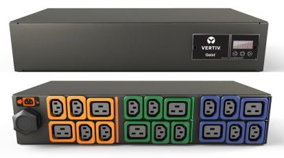 Vertiv Geist MN01D2R0-18PB63-2PS56B0H10-S power distribution unit (PDU) 18 AC outlet(s) 0U Black1