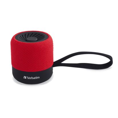 Verbatim 70230 portable/party speaker Stereo portable speaker Black, Red 3 W1