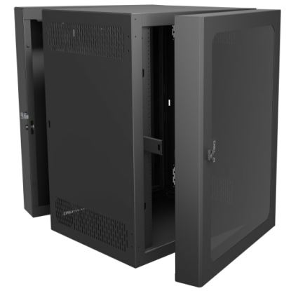 Middle Atlantic Products CWR-18-30PD4 rack cabinet 18U Wall mounted rack Black1