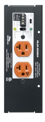 Middle Atlantic Products RLM-20IGA socket-outlet Black, Orange, White1