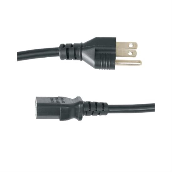 Middle Atlantic Products S-IEC-12X100 power cable Black 11.8" (0.3 m) NEMA 5-15P1