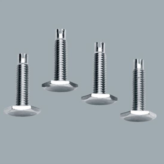 Middle Atlantic Products FVS-LEVELERS-4 furniture leg Cylindrical Stainless steel 4 pc(s)1