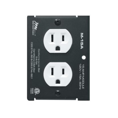 Middle Atlantic Products M-15A power distribution unit (PDU) 2 AC outlet(s) Black, White1