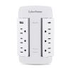 CyberPower CSP600WSURC5 surge protector White 6 AC outlet(s) 125 V1