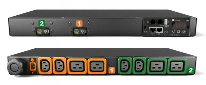 Vertiv Geist MN03E1R1-08P448-3TL6A0H10-S power distribution unit (PDU) 8 AC outlet(s) 0U Black1