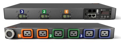 Vertiv Geist MN03E1R1-06L198-3TL21A0H10-S power distribution unit (PDU) 6 AC outlet(s) 0U Black1