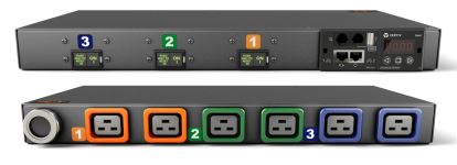 Vertiv Geist MN03E1R1-06L198-4CS15A0H10-S power distribution unit (PDU) 6 AC outlet(s) 0U Black1