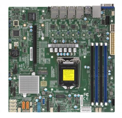 Supermicro X11SCL-LN4F Intel C242 LGA 1151 (Socket H4) micro ATX1