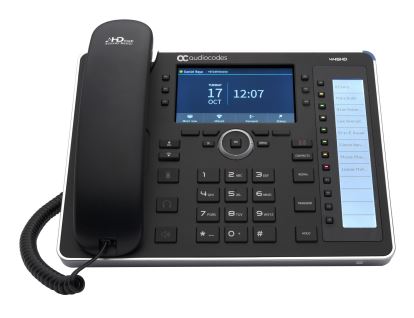 AudioCodes 445HD IP phone Black LCD1