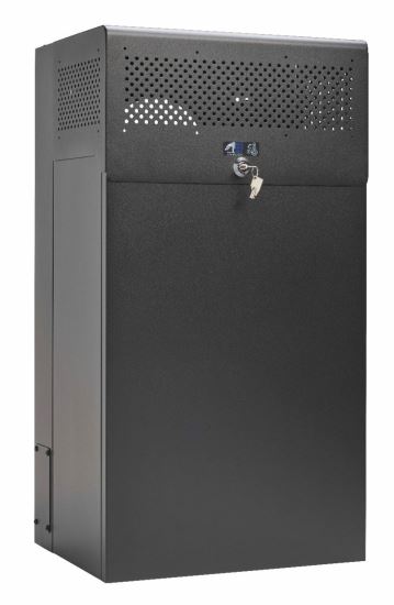 Eaton MiniRaQ Secure Tall 6U Wall mounted rack Black1