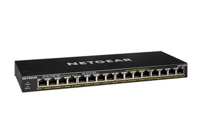 NETGEAR GS316PP Unmanaged Gigabit Ethernet (10/100/1000) Power over Ethernet (PoE) Black1