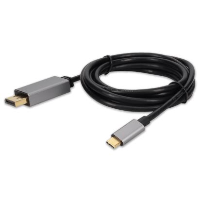 AddOn Networks USBC2DPMMAL-AA video cable adapter 7.87" (0.2 m) USB Type-C DisplayPort Black1