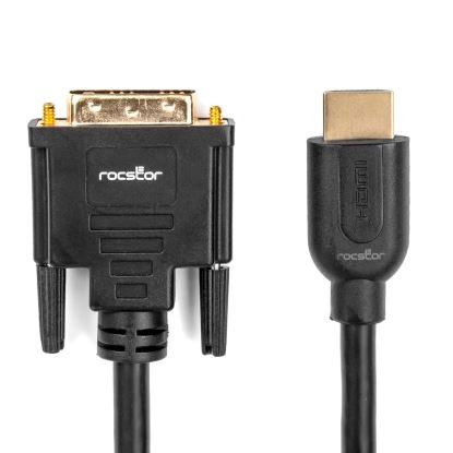 Rocstor Y10C263-B1 video cable adapter 71.7" (1.82 m) HDMI Type A (Standard) DVI-D Black1