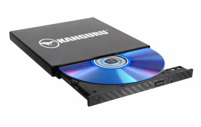 Kanguru QS Slim optical disc drive Blu-Ray DVD Combo Black1