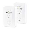 CyberPower MP18HO007 socket-outlet 2 x USB A + 2 x NEMA 5-15 White2