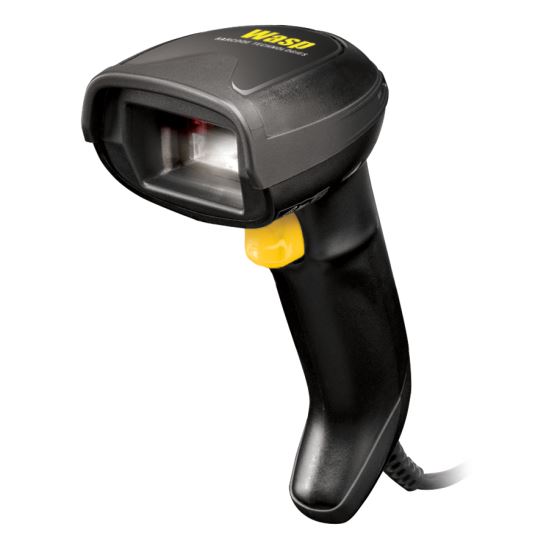 Wasp WDI4700 Handheld bar code reader 1D/2D LED Black, Yellow1