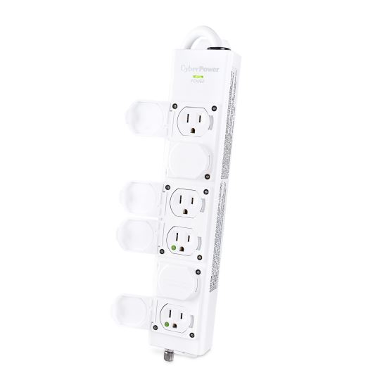 CyberPower MPV615P surge protector White 6 AC outlet(s) 100 - 125 V 181.1" (4.6 m)1