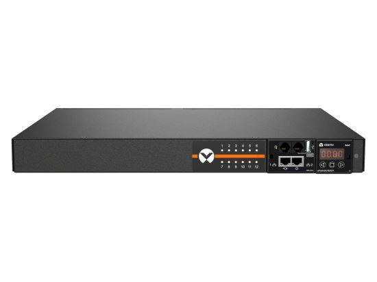 Vertiv Geist MNR3E1R5-12CF13-2PS56B0H10-S power distribution unit (PDU) 12 AC outlet(s) 0U Black1