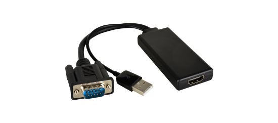 Kramer Electronics ADC-GM/HF HDMI Type A (Standard) VGA (D-Sub) + USB Black1