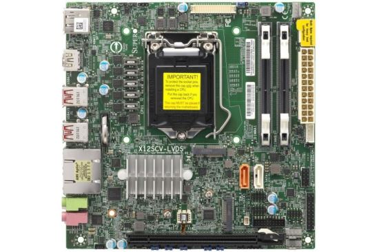 Supermicro MBD-X12SCV-LVDS-B motherboard Intel W480 Express LGA 1200 (Socket H5) mini ITX1