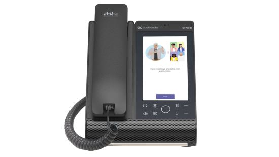 AudioCodes C470HD IP phone Black TFT Wi-Fi1