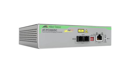 Allied Telesis AT-PC200/SC-960 network media converter 100 Mbit/s Gray1