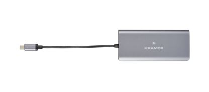 Kramer Electronics KDock-2 Wired USB 3.2 Gen 1 (3.1 Gen 1) Type-C Black, Silver1