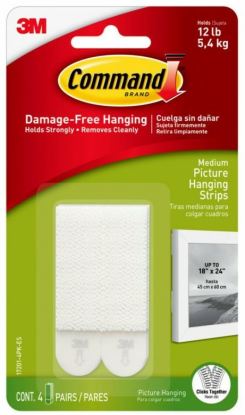 3M Highland 17201-4PK-ES home storage hook Indoor Towel hook White 1 pc(s)1