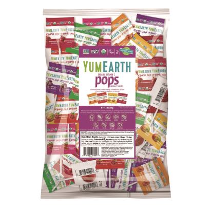 Organic Vitamin C Lollipops, Assorted Flavors, 3.5 lb Bag, 250 Pieces1