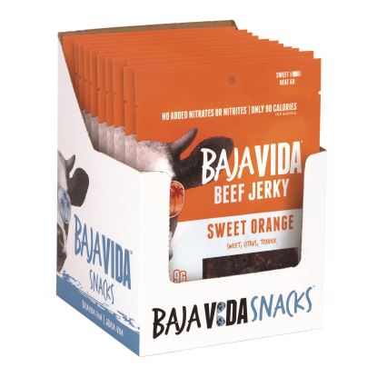 Beef Jerky Sweet Orange Snack Pack, Sweet Orange, 1 oz Packet, 12/Carton1