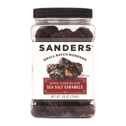 Dark Chocolate Caramel Sea Salt Tub, Dark Chocolate Caramel, 28 oz Tub1