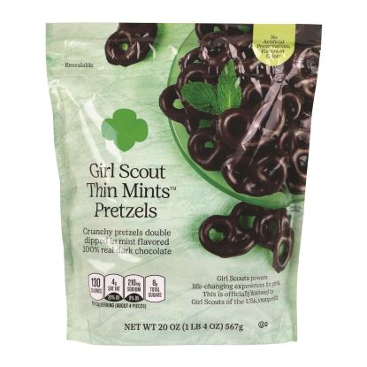Thin Mints Pretzels, Mint Chocolate, 20 oz Bag1